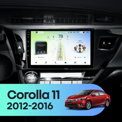 Navigatie Auto Teyes CC4L DTS Toyota Corolla 11 2012-2016 6+64GB 10.2" QLED Qualcomm 2Ghz, Android 4G Bluetooth 5.1 DSP