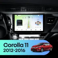 Navigatie Auto Teyes CC4L DTS Toyota Corolla 11 2012-2016 6+64GB 10.2" QLED Qualcomm 2Ghz, Android 4G Bluetooth 5.1 DSP