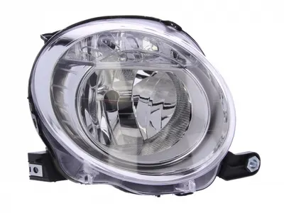 Far fata dreapta (halogen, H7 WY21W, electric, cu motor, culoare semnalizator: transparent) potrivit ABARTH 500 595 695, 500C 595C 695C; FIAT 500, 500 C 01.07