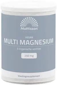 Mattisson Healthstyle Vegan Multi Magnesium, 250 mg, 200 g