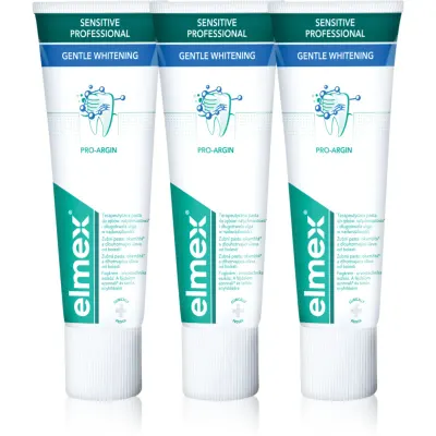 Elmex Sensitive Professional Gentle Whitening pasta de dinti cu efect innalbitor pentru dinti sensibili 3x75 ml