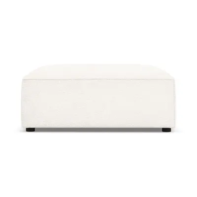 Taburet bej cu tapițerie bouclé Jodie – Micadoni Home