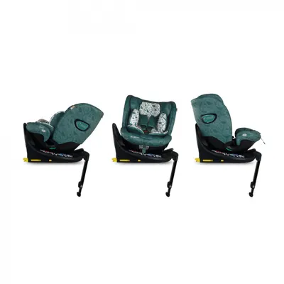 Scaun auto Cosatto All in All Extra Wildwood 40-150 cm I-Size, Isofix, SIPS, Rotatie 360, Tetiera reglabila