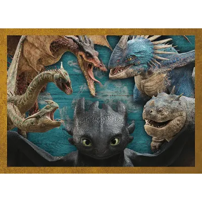 Puzzle 4 in 1 - How to Train Your Dragon