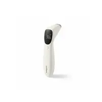 Termometru non-contact cu infrarosu, BabyOno, Pentru frunte si ureche, LED, Vibratie la febra, Istoric 32 masuratori, 0 luni+, Alb