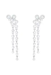 Cercei placati cu argint 925 si decorati cu zirconia Sparkling