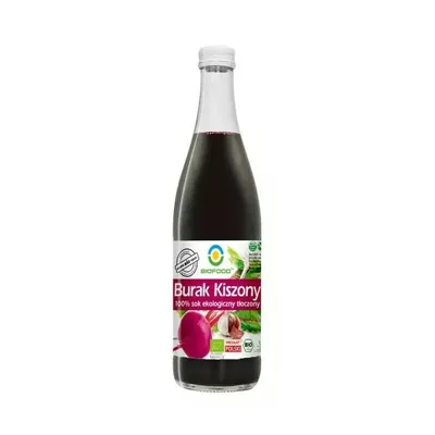 Suc de sfecla rosie lactofermentata bio 500ml Biofood