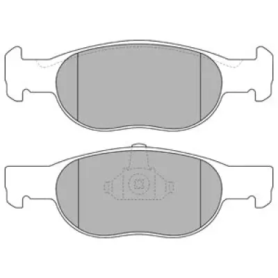 Set placute frana, frana disc DELPHI LP1474