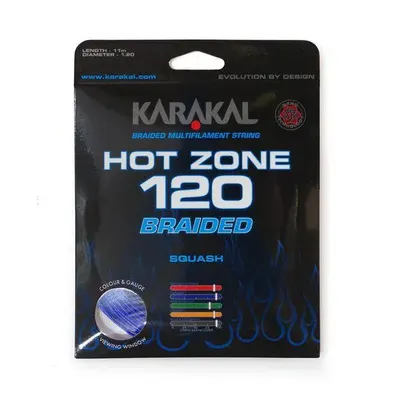 Karakal Hot Zone Braided 120 sfoara de squash 11 m