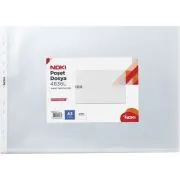 Folie de protectie Noki 4836-L, A3, landscape, 80 microni, plastic, transparent, set 25 buc