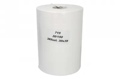 Laveta, 385 foite; agent de curatare specializat rezistent la solventi, detergenti si derivati de ulei; alb - certificat PZH - rola 30cm 150mb; anti praf; cu absorbare foarte ridicata