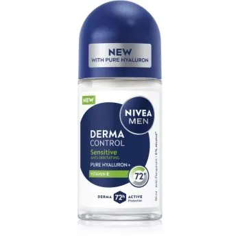 NIVEA MEN Derma Control Sensitive deodorant roll-on antiperspirant pentru piele sensibila