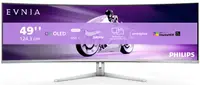 Monitor gaming Philips - Evnia 49M2C8900, 48.8'', 240Hz, 0.03ms, QD-OLED, Curved, alb