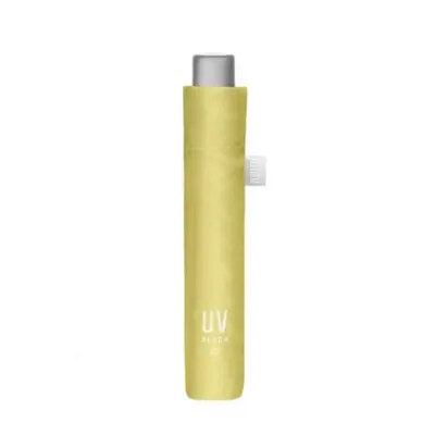 Umbrelă extra slim, UV50+, Perletti, culoarea galben lime