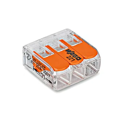 Clemă pentru doze 3 x 0,2-4 mm²