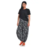 Salvari dama ERV22V198 negru/alb floral, Eranthe | marimea S
