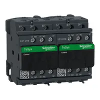 Contactor inversor, TeSys Deca, 3P(3NO), AC-3, <=440V, 18A, bobina 115V AC 50/60Hz, borne cu clema cu surub