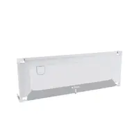 Bariera de protectie pentru copii Tulano Cover 40 WhiteGrey 200x70 cm cu structura ultra-reglabila,husa respirabila,buzunar accesorii integrat,compatibila cu saltele cu grosime 10-28 cm