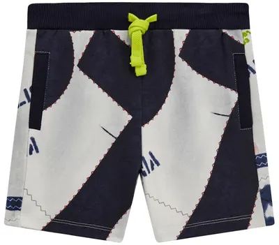 Pantaloni scurți pentru copii Guess - Design cu ținte, multicolor, 18 luni