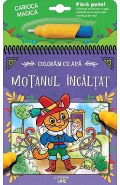Coloram cu apa. Motanul incaltat