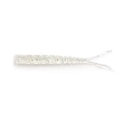 Grub Mustad Aji Micro Pilo 5 Cm Clear Rainbow Glitter, 15 Buc / Plic