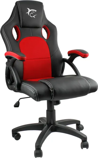 Scaun gaming White Shark - KINGS THRONE, negru/roşu