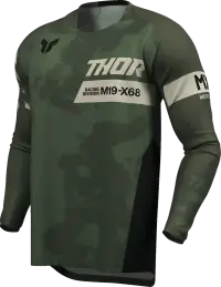 Tricou atv cross Thor Launchmode Bleach, culoare verde army, marime L