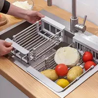 Organizator telescopic pentru chiuveta