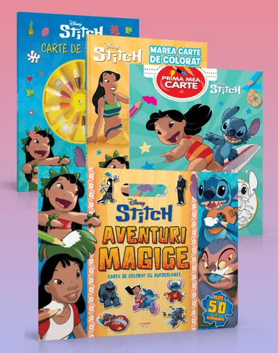 Pachet Coloreaza cu Stitch