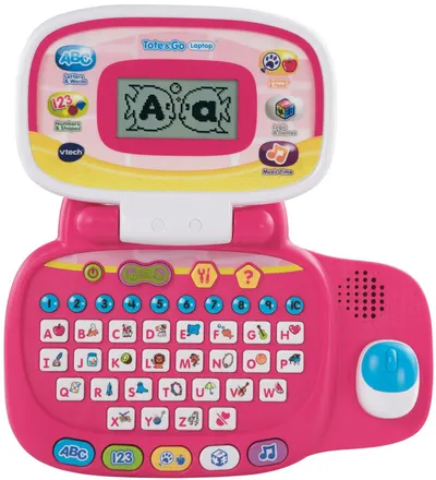 Jucărie interactivă Vtech - Laptop. roz (limba engleză)