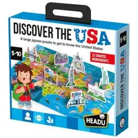 Headu - Puzzle descoperiti Statele Unite ale Americii cu 25 de monumente 3D
