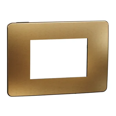 Placa ornament, Unica Studio Metal, 3 module, cupru sau negru
