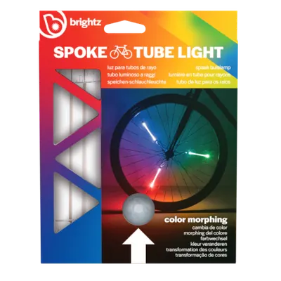 Lumini tubulare LED pentru roti bicicleta, SpinBrightz, multicolor