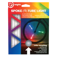 Lumini tubulare LED pentru roti bicicleta, SpinBrightz, multicolor