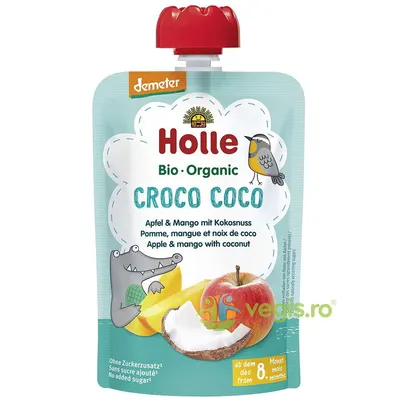 Piure pentru Copii cu Mere, Mango si Cocos +8 Luni Ecologic/Bio 100g