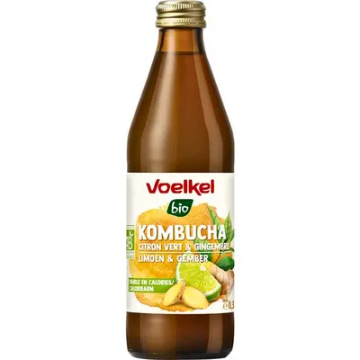 Bautura Kombucha cu Limete si Ghimbir Ecologica/Bio 750ml
