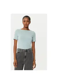Tricou dama - 304785719 - Modal/Bumbac/Elastan - Verde - Verde