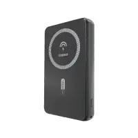 Baterie externa magnetica Wireless Dudao K14S, 5000mAh, 20W, 1xUSB-C 1xUSB-A, Incarcare Wireless 15W, Negru