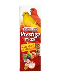 VERSELE-LAGA Prestige Sticks 2 batoane cu fructe si papadie pentru canari 60g