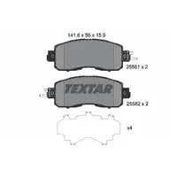 Set placute frana, frana disc TEXTAR 2558101