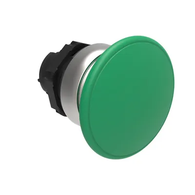 Buton ciuperca Ø22MM PLATINUM SERIES, diametru, Ø40MM. GREEN