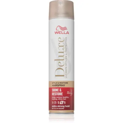 Wella Deluxe Shine & Restore fixativ cu fixare puternică pentru volum 250 ml