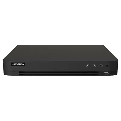 Dvr Acusense 16 Ch., 5mp + 8 Ch. Ip 6mp, Alarma I/o, Vca - Hikvision Ids-7216hqhi-M1-Xt(16a+4/1alm)