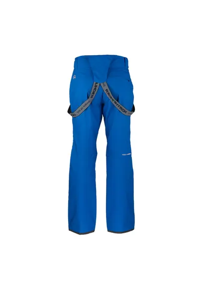 Men's ski pants with braces ISHAAN - Albastru