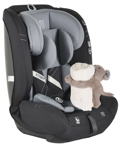 Scaun auto Moni - Start, i-Size, 76-150 cm,gri + cadou