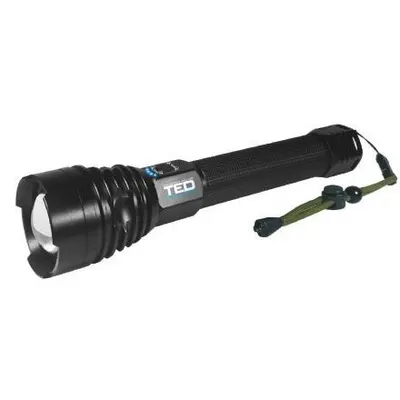 Lanterna cu acumulator si ZOOM 1800lm, include 2 acumulatori 18650, TED TL-8196