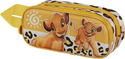 Kit școlar 3D Karactermania Lion King - Africa, 2 fermoar