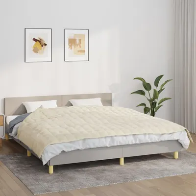 Gossi patura cu greutati, crem deschis, 155x220 cm, 11 kg, textil