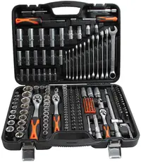 Set de gămălie Premium - 45840, 216 piese, 1/4'' - 3/8'' - 1/2''