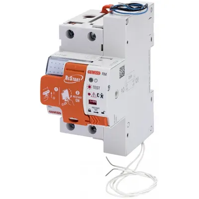 Siguranta automata Rm2-30 Restart+Mdc 2P 16A 0,03 A Gewiss GWD4227R